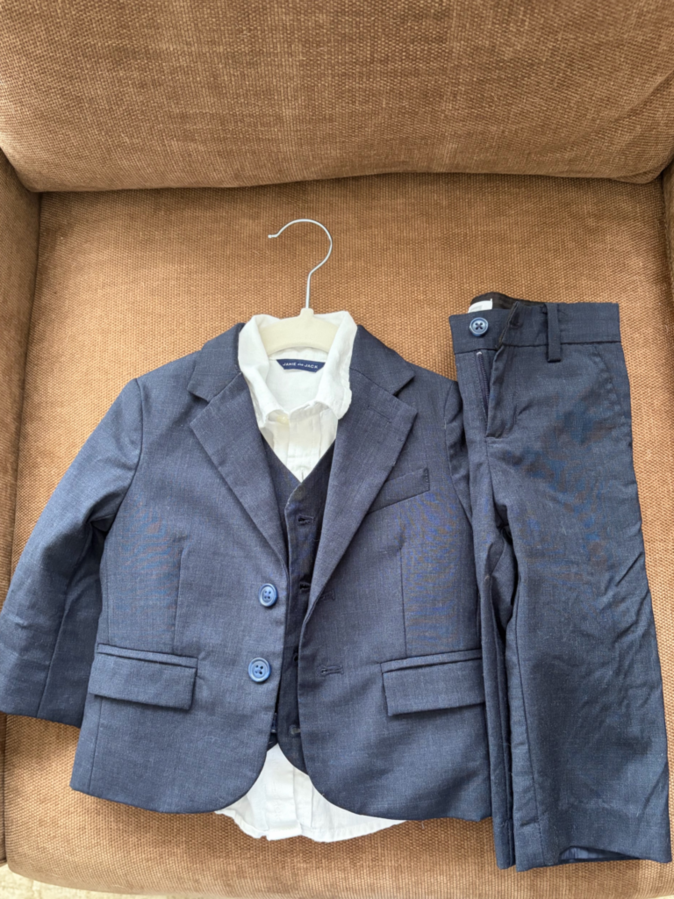 Janie And Jack Boys Navy Blue Suit